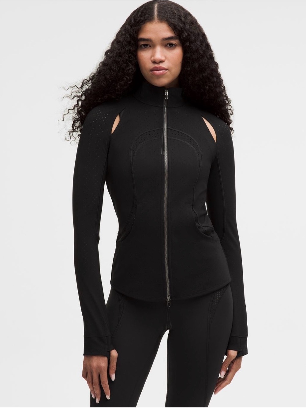 Lululemon Women Perforated Define Jacket *SLNSH, Black, Size 4